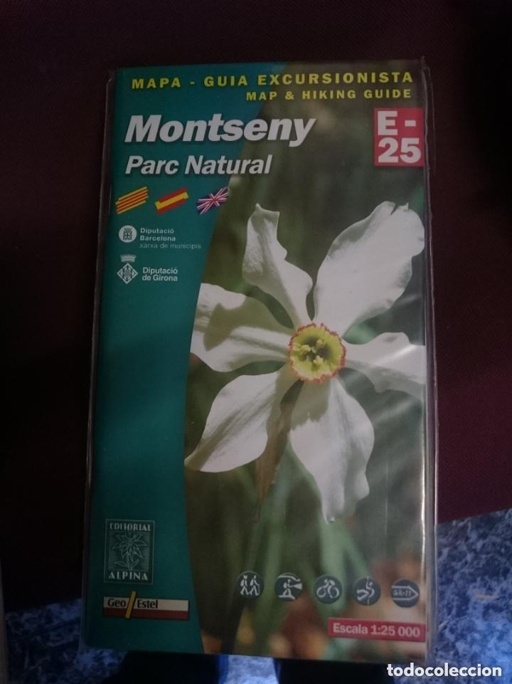 Mapas contempor&aacute;neos: MAPA Y GUIA - MONTSENY - PARC NATURAL -EN ESPA&Ntilde;OL CATALAN E INGLES