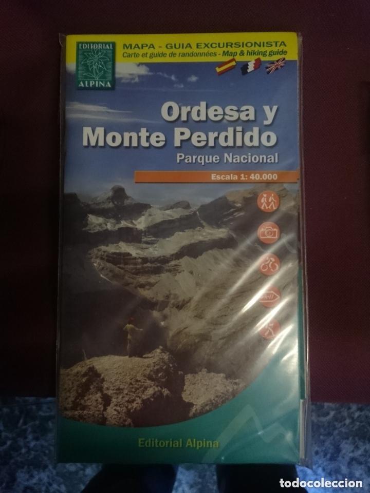 Mapas contempor&aacute;neos: MAPA Y GUIA - ORDESA Y MONTE PERDIDO -PARQUE NATURAL -EN ESPA&Ntilde;OL FRANCES E INGLES