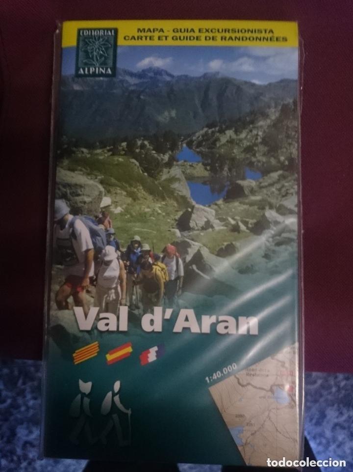 Mapas contempor&aacute;neos: MAPA Y GUIA - VAL D&acute;ARAN -EN ESPA&Ntilde;OL CATALAN Y FRANCES
