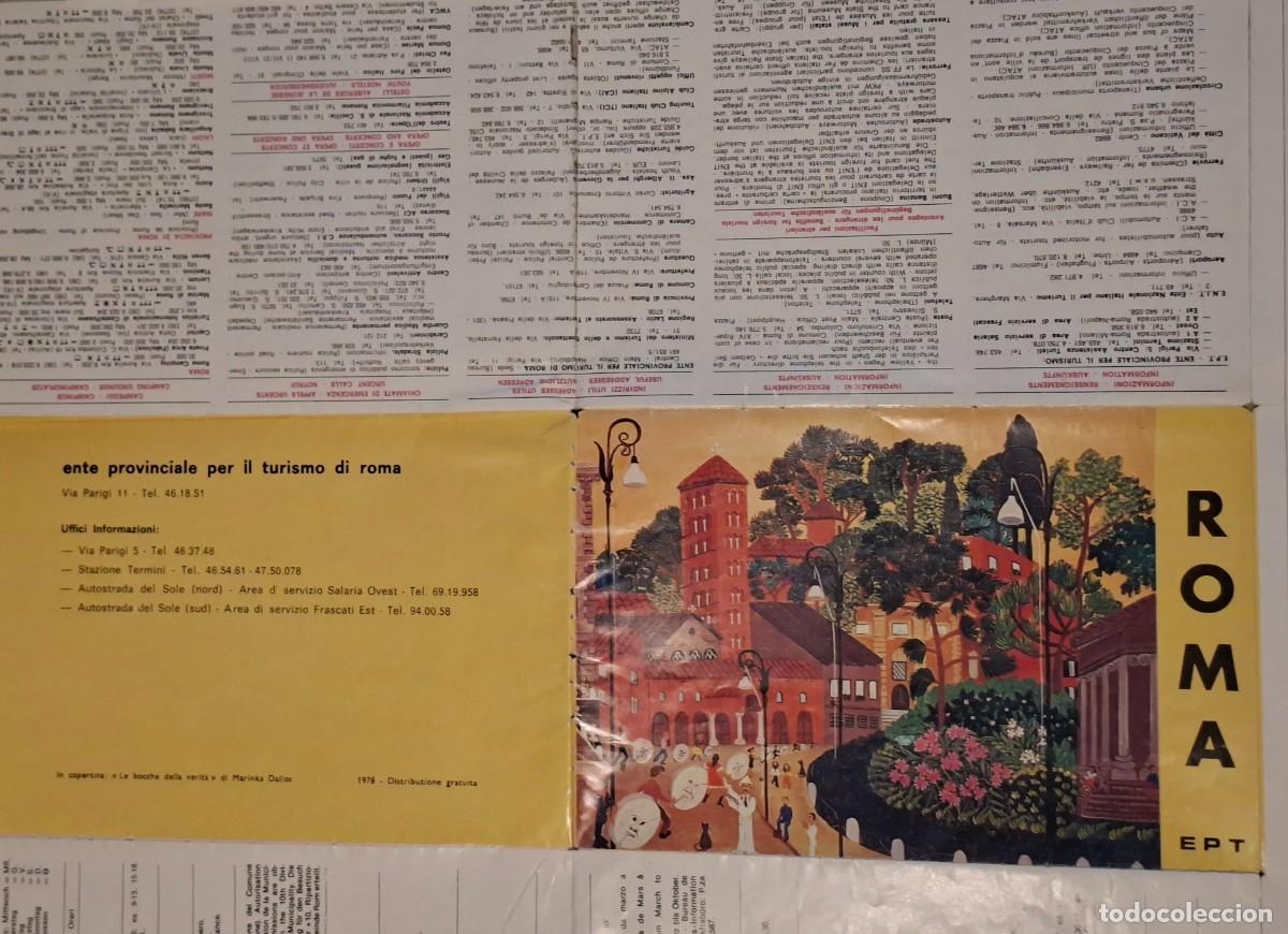 Mapas contempor&aacute;neos: PLANO MAPA ROMA ITALIA 1973 - Foto 6