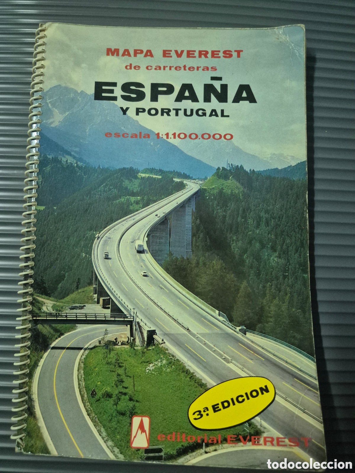 Mapas contempor&aacute;neos: MAPA CARRETERAS ESPA&Ntilde;A EVEREST 1976