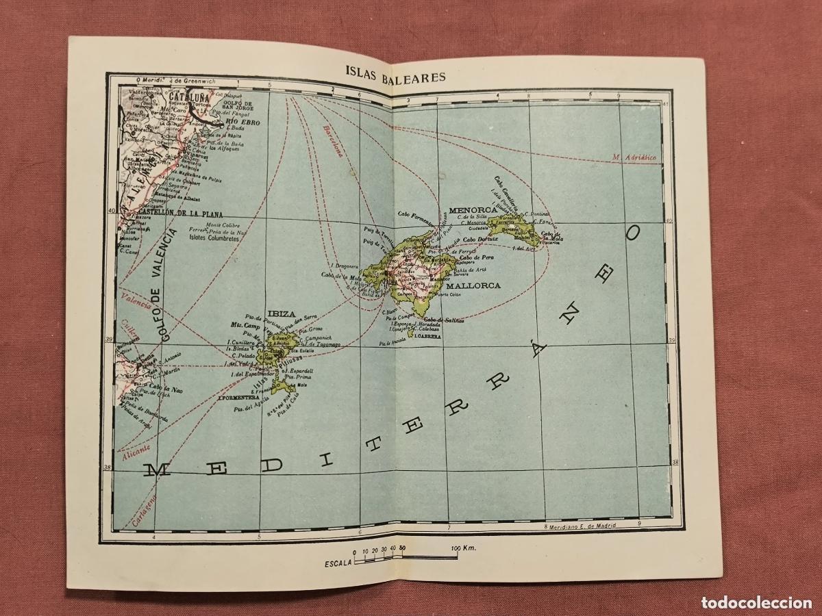 Contemporary maps: Mapa Antiguo Islas Baleares &ndash; Cartograf&iacute;a Mediterr&aacute;neo Coleccionismo