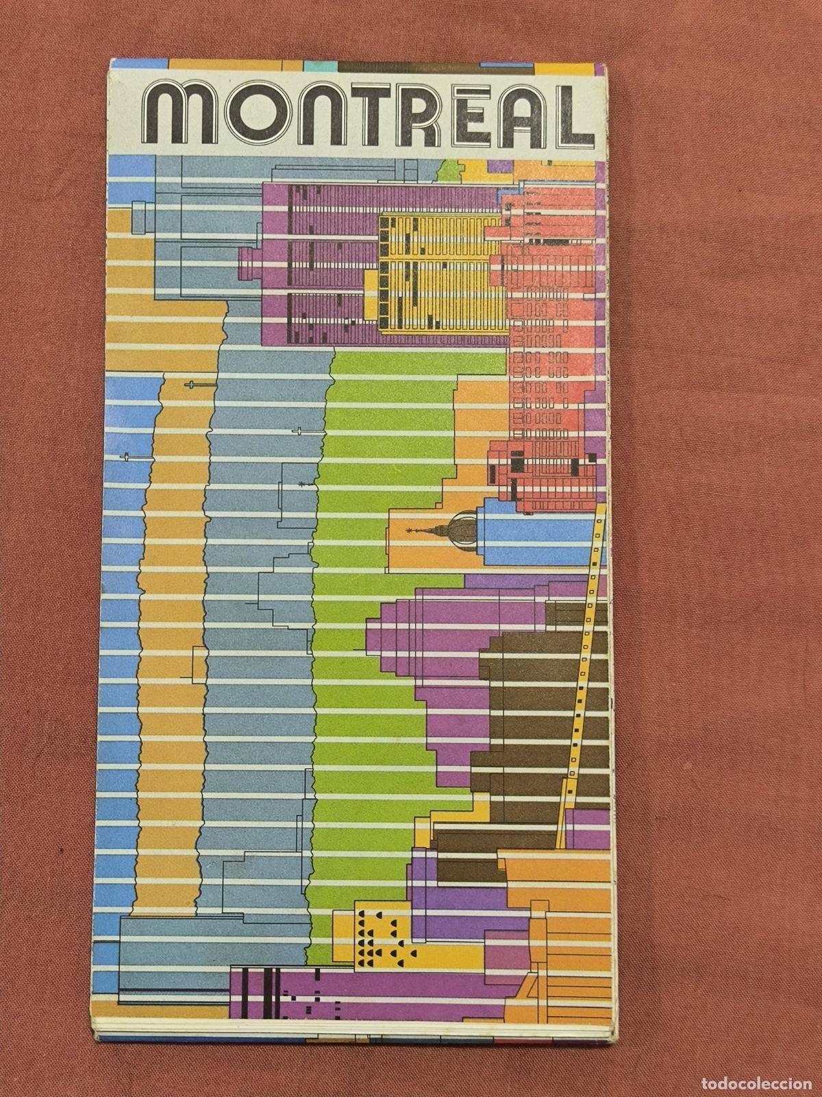 Contemporary maps: Antiguo Mapa Montreal Ciudad Plano Cartograf&iacute;a Coleccionismo