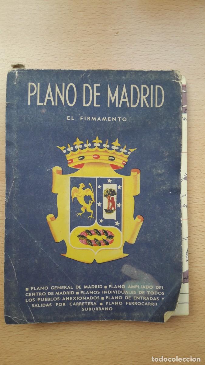 Contemporary maps: PLANO desplegable DE MADRID &rdquo;EL FIRMAMENTO&rdquo; A&ntilde;o 1962