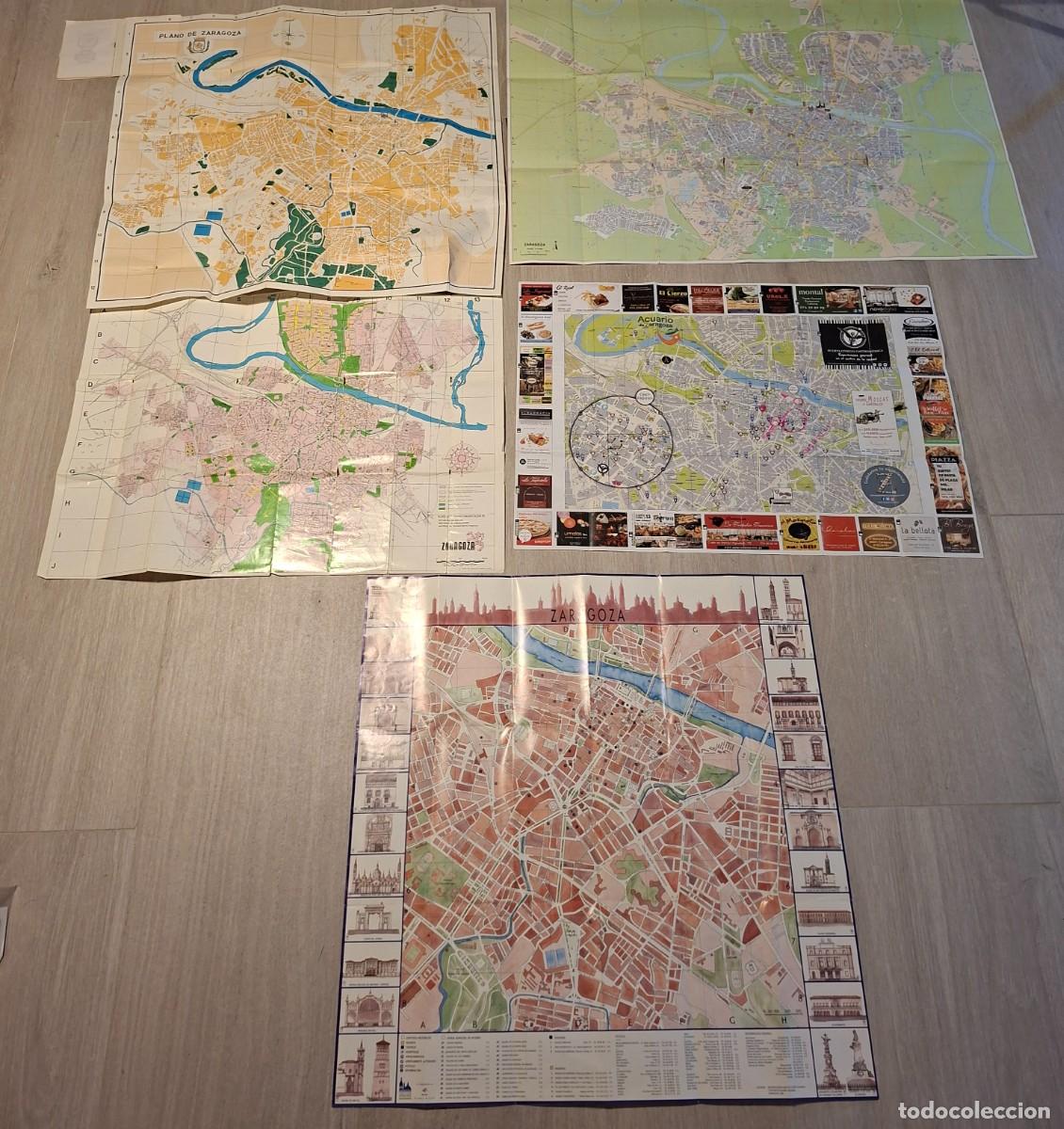 Mapas contempor&aacute;neos: Lote Planos Mapas Zaragoza. Planos