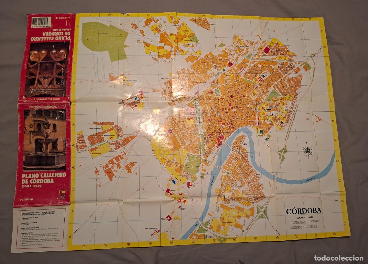 Mapas contempor&aacute;neos: Plano mapa callejero C&oacute;rdoba 1991. Ed Everest.