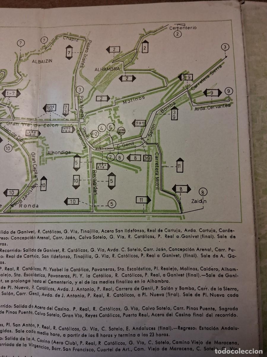 Mapas contempor&aacute;neos: PLANO DE GRANADA. POSIBLE 1962. - Foto 3