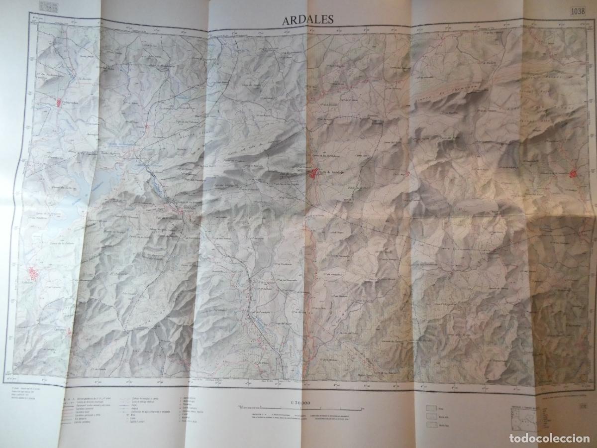 Mapas contempor&aacute;neos: PLANO MAPA DEL TERMINO MUNICIPAL DE ARDALES EN M&Aacute;LAGA CHORRO EMBALSES CAMINITO REY. 1:50000