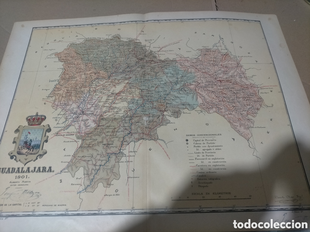 Mapas contempor&aacute;neos: Mapa Guadalajara 1901