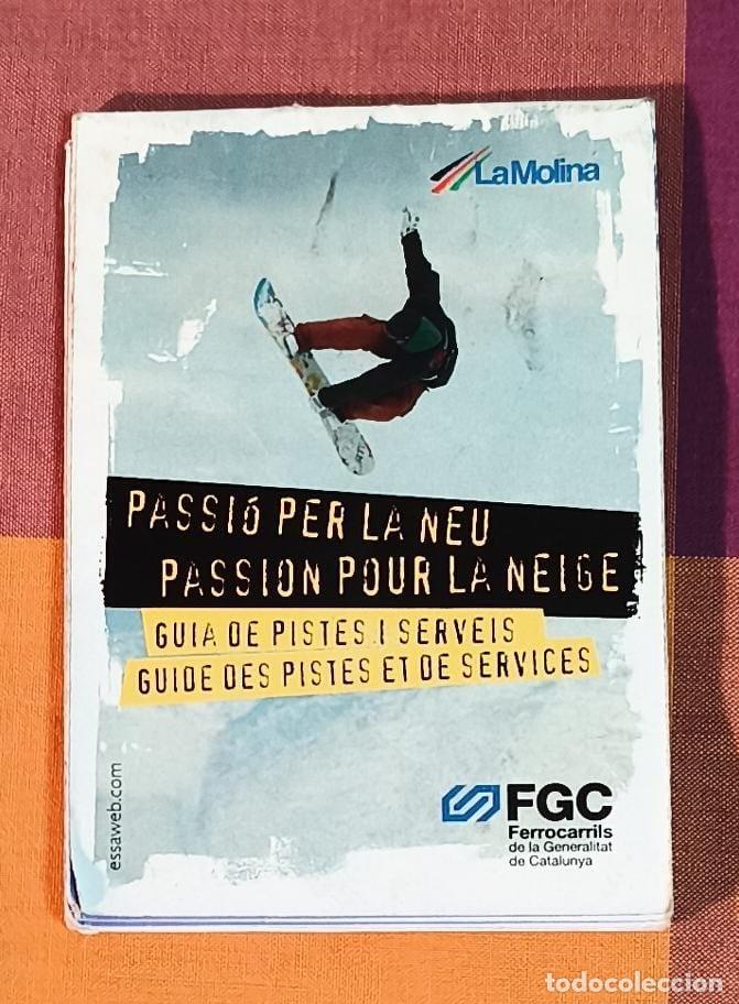 Mapas contempor&aacute;neos: La Molina - Passi&oacute; per la neu / Passion pour la niege - Gu&iacute;a de pistas - FGC Ferrocarrils