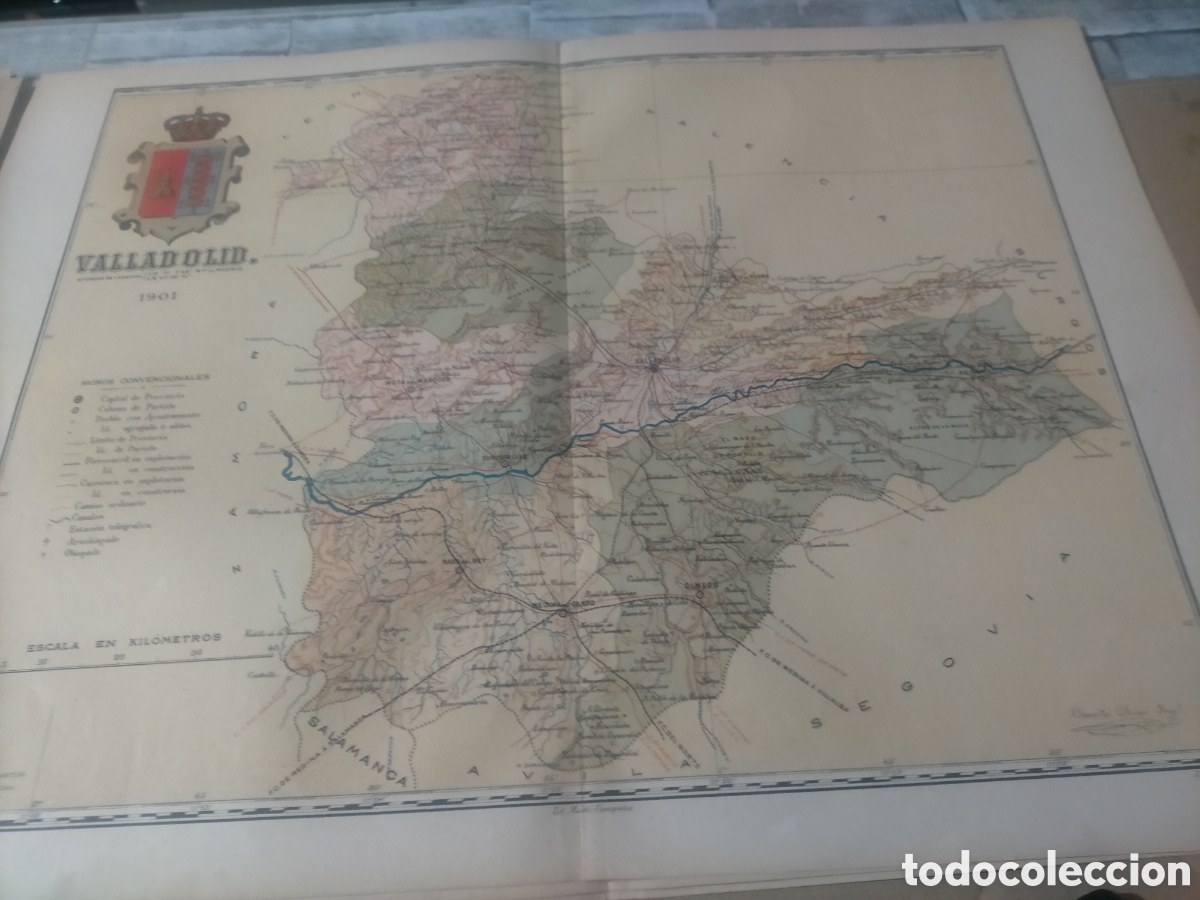 Mapas contempor&aacute;neos: Mapa de Valladolid original