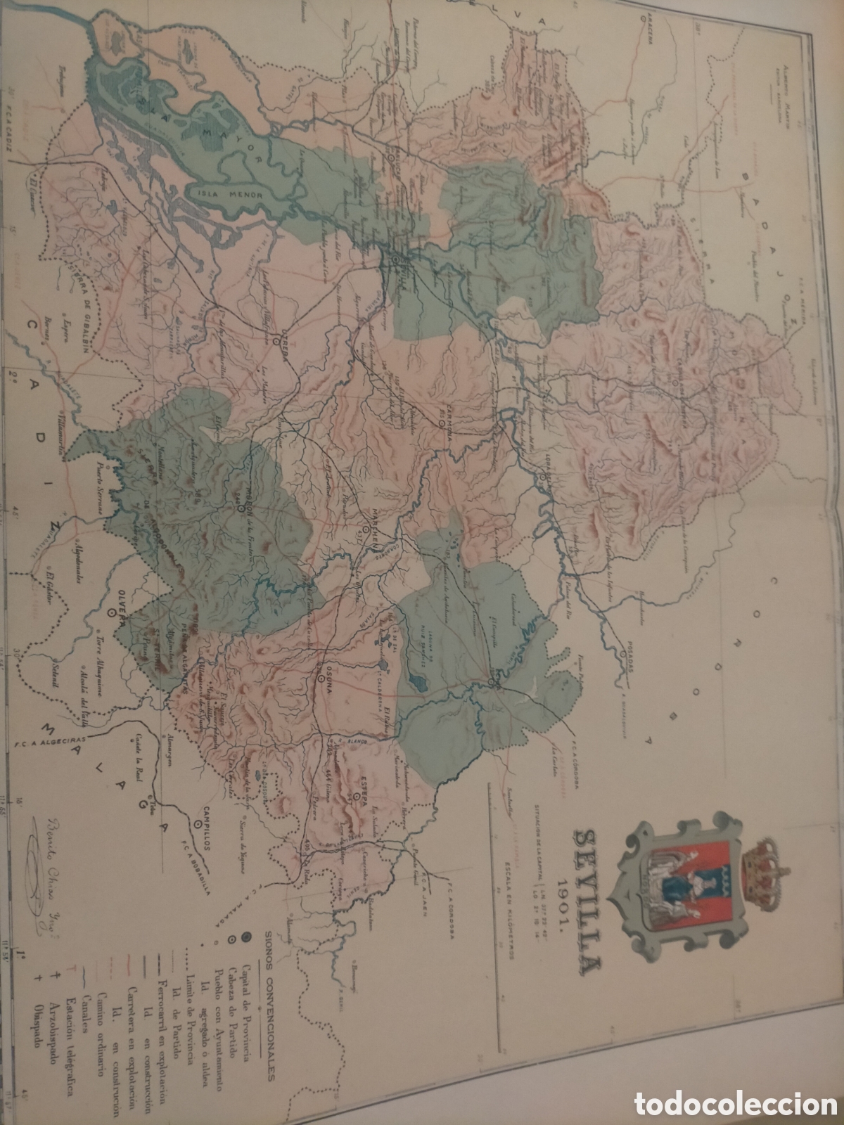 Mapas contempor&aacute;neos: Mapa Sevilla original