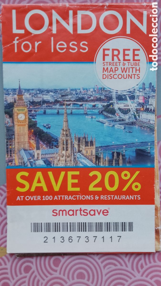 Mapas contempor&aacute;neos: LONDON FOR LESS . MAP . GUIDE . 2015
