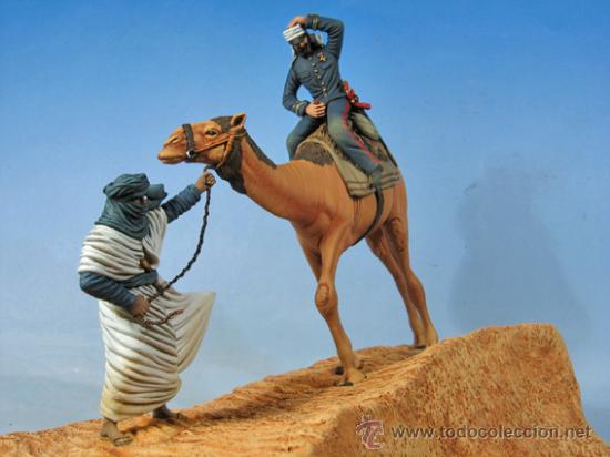 Maquetas: Ejercito Espa&ntilde;ol: Capit&aacute;n Emilio Bonelli, S&aacute;hara 1864 diorama - Foto 3