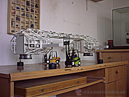 Maquetas: NAVE ESPACIAL EAGLE TRANSPORTER - AGUILA - BASE ALPHA - SPACE / ESPACIO 1999 - Foto 2