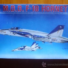 Maquetas: MAQUETA DE AVIÓN M.D.D. F-18 HORNET ESCALA 1/72 (1983) DE ESCI. NUEVO Y PRECINTADO