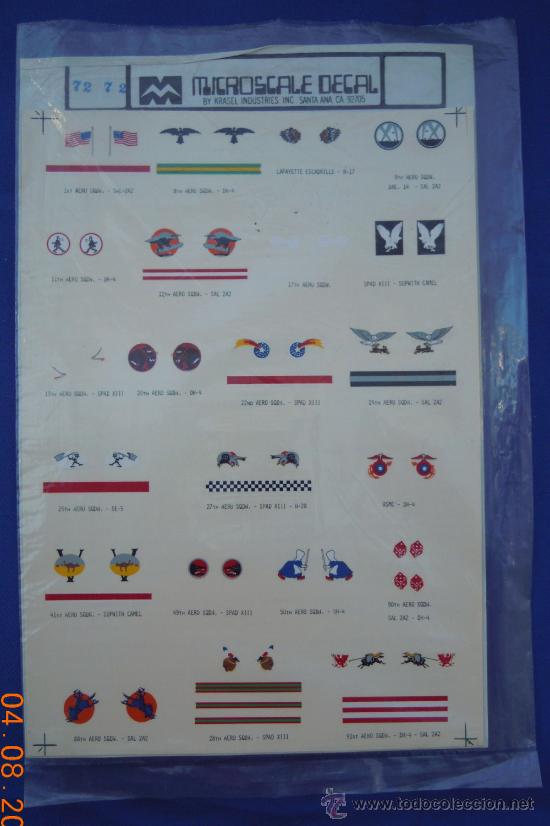 Maquetas: Calcas para aviones de la marca Microescale - Foto 1