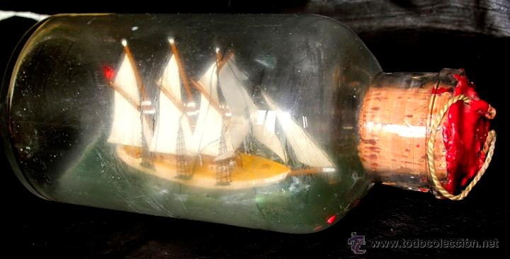 Maquetas: ANTIGUO BARCO EN BOTELLA - Foto 1