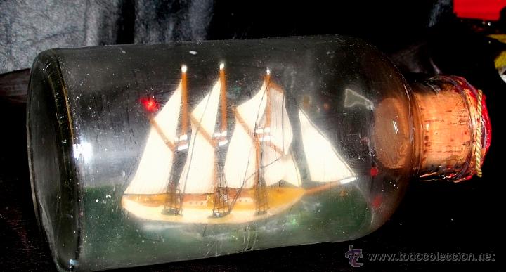 Maquetas: ANTIGUO BARCO EN BOTELLA - Foto 2