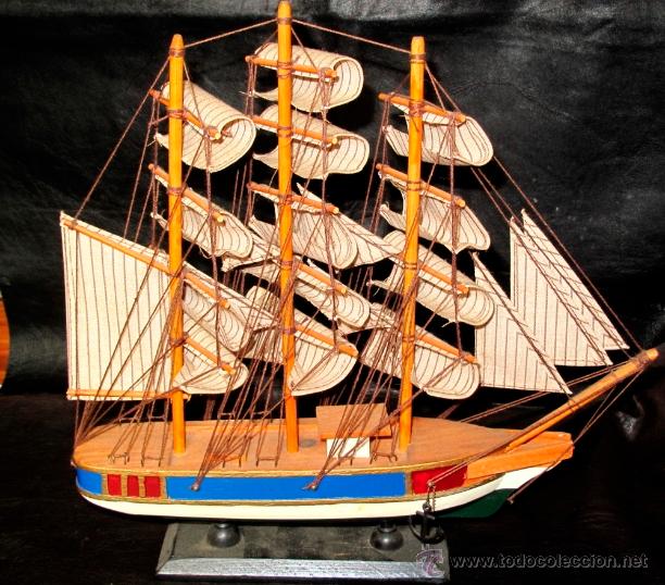 Maquetas: BARCO DE VELA. MAQUETA DE MADERA - Foto 2