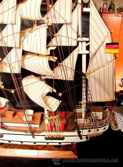 Maquetas: BARCO DE VELA. MAQUETA DE MADERA. GORCH FOCK - Foto 5