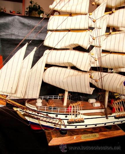 MAQUETA DE BARCO EN MADERA Y PLÁSTICO: GORCH FOCK ( CONSULTAR  DISPONIBILIDAD) 