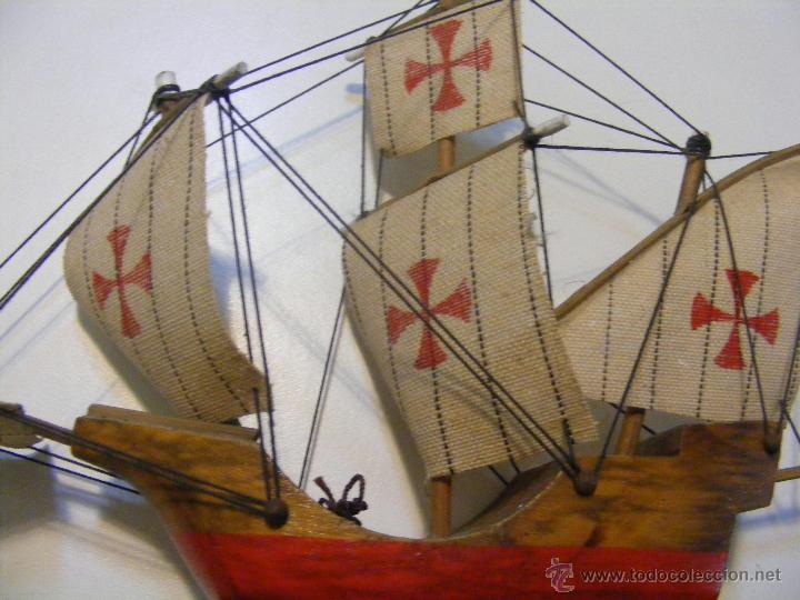 Maquetas: barco carabela de sta. Maria madera - Foto 3