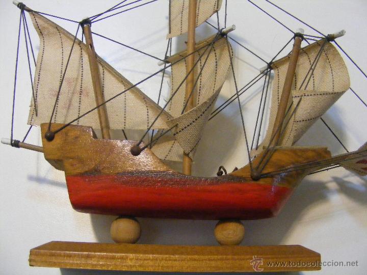Maquetas: barco carabela de sta. Maria madera - Foto 4