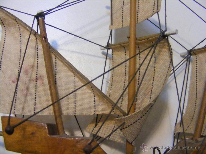 Maquetas: barco carabela de sta. Maria madera - Foto 5