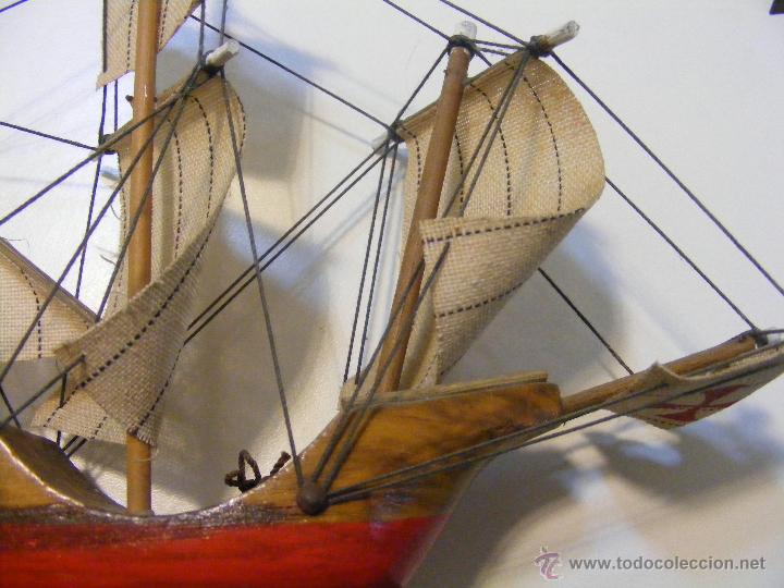 Maquetas: barco carabela de sta. Maria madera - Foto 6