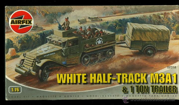 Maquetas: AIRFIX: 1:76 | WHITE HALF-TRACK M3A1-  NUEVO - Foto 1