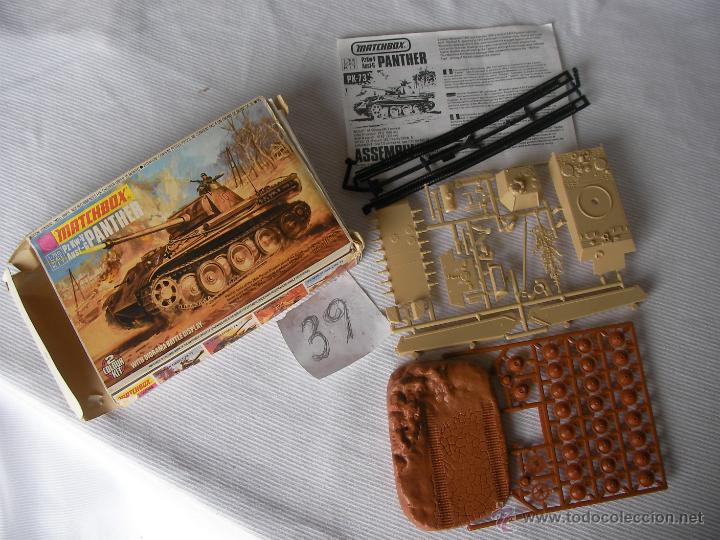 Maquetas: ANTIGUA CAJA MATCHBOX CON TANQUE O VEHICULO MILITAR - Foto 1