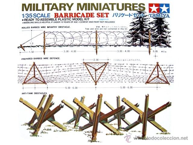 Maquetas: TAMIYA - BARRICADE SET     1/35 - Foto 1