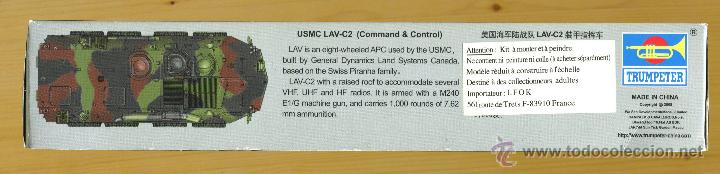 Maquetas: MAQUETA TRUMPETER, USMC LAV-C2 (Command & Control), Escala 1/72, REF 07270 - Foto 4