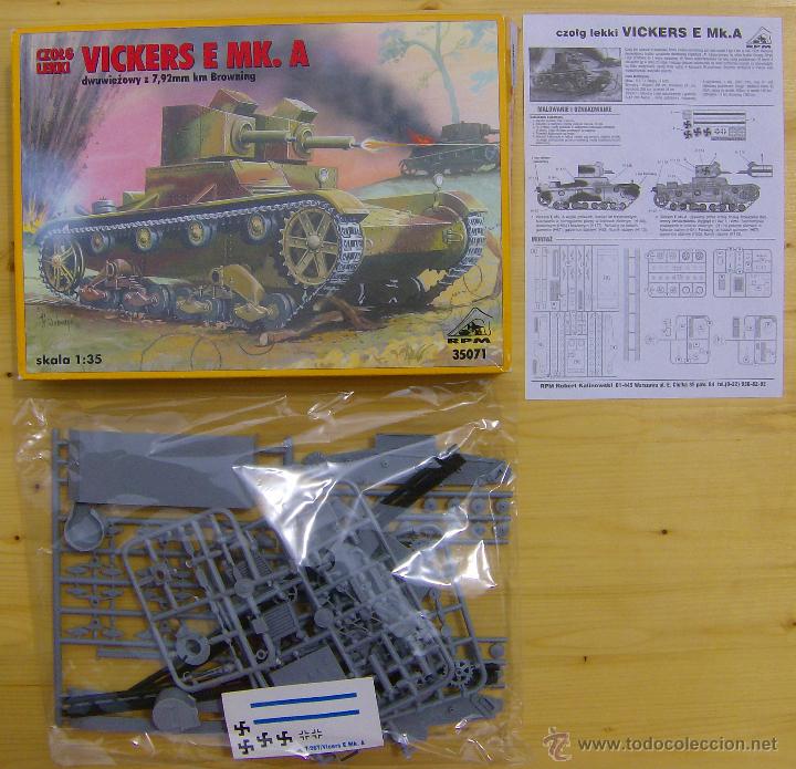 Maquetas: MAQUETA RPM, VICKERS E MK.A, Escala 1/35, REF 35071 - Foto 2