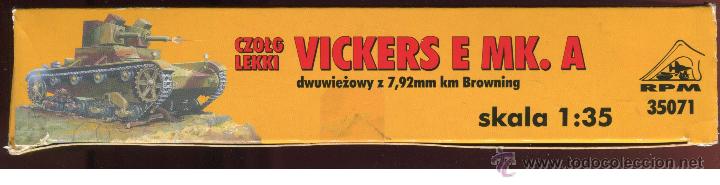 Maquetas: MAQUETA RPM, VICKERS E MK.A, Escala 1/35, REF 35071 - Foto 6