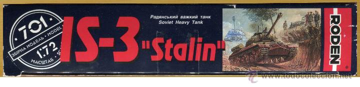 Maquetas: MAQUETA RODEN, IS-3 STALIN, Escala 1/72, REF 701 - Foto 6