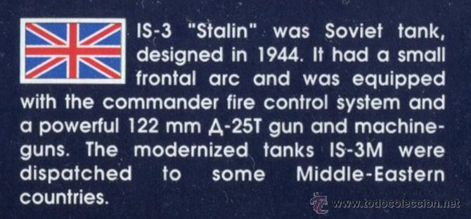Maquetas: MAQUETA RODEN, IS-3 STALIN, Escala 1/72, REF 701 - Foto 9