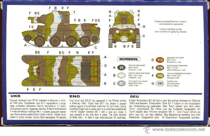 Maquetas: UNIMODEL, Assault howitzer BT- 42, Escala 1/72, REF 339 - Foto 6
