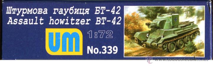 Maquetas: UNIMODEL, Assault howitzer BT- 42, Escala 1/72, REF 339 - Foto 7