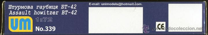 Maquetas: UNIMODEL, Assault howitzer BT- 42, Escala 1/72, REF 339 - Foto 9