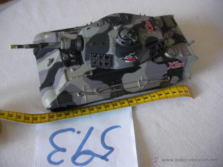 Maquetas: TANQUE GUERRA CAMUFLAJE GRAN TAMA&Ntilde;O METAL Y PLASTICO - Foto 1