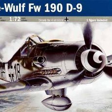 Maquetas: MAQUETA DEL FOCKE WULF FW 190 D-9 (LONG NOSE) DE ITALERI A 1/72. Lote 166069394