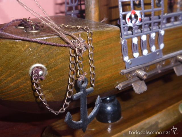 Maquetas: BARCO VELERO DE MADERA HECHO A MANO - Foto 2