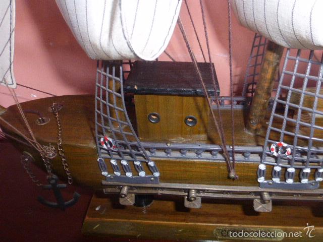 Maquetas: BARCO VELERO DE MADERA HECHO A MANO - Foto 6