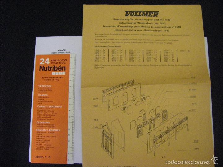 Maquetas: Instrucciones montaje Vollner n&ordm;7540 - Foto 1