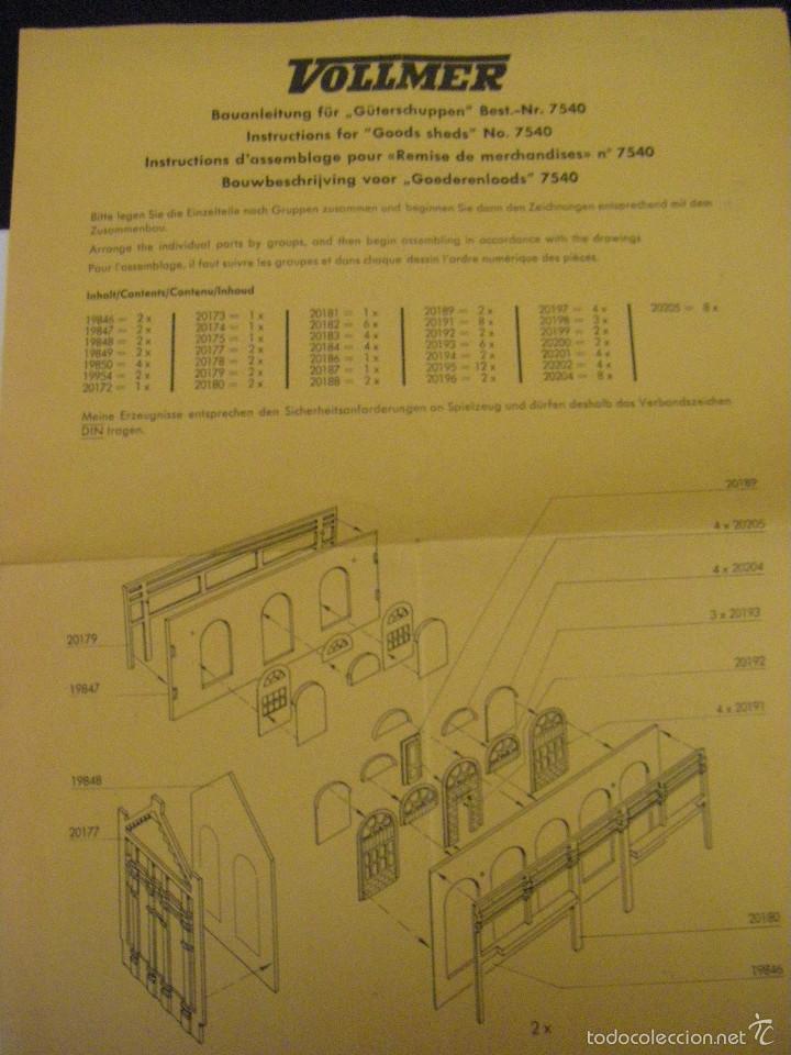 Maquetas: Instrucciones montaje Vollner n&ordm;7540 - Foto 2