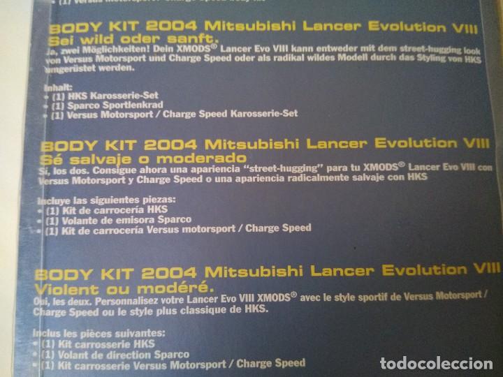 Maquetas: Kit Carrocer&iacute;a Carson Model Sport Xmods Evolution 2004 Mitsubishi Lancer Evolution VIII - Foto 3