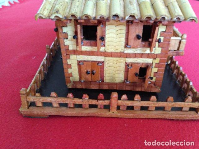 Maquetas: MAQUETA DE CASERIO VASCO REALIZADO EN MADERA - Foto 2