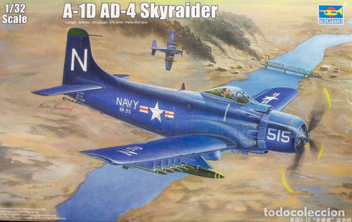 Maquetas: TRUMPETER - A-1D AD-4 SKYRAIDER                        2252                  1/32 - Foto 1